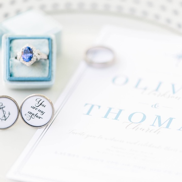 New Handmade Anniversary Gift Husband Cufflinks - Picture 2 of 5